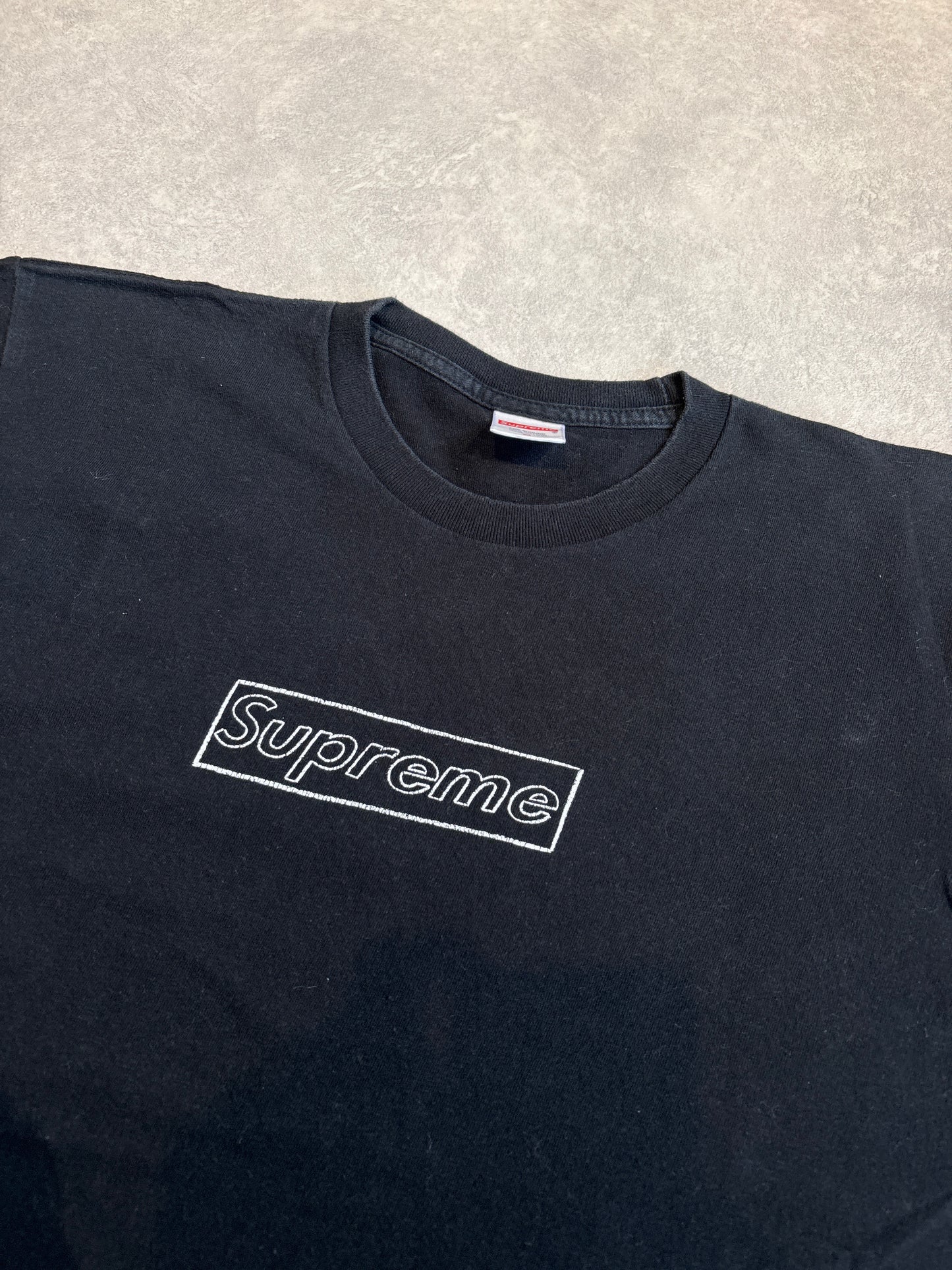 Supreme x Kaws Chalk Box Logo Black M