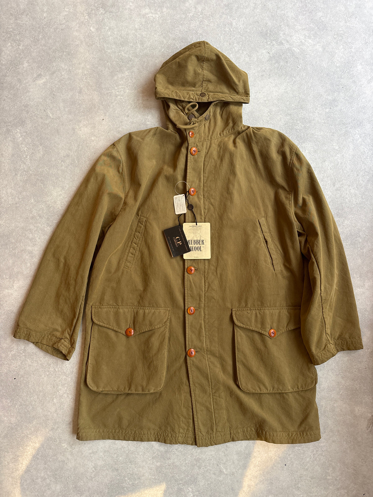 Vintage CP Company Lana Gommata Parka Khaki 50/L