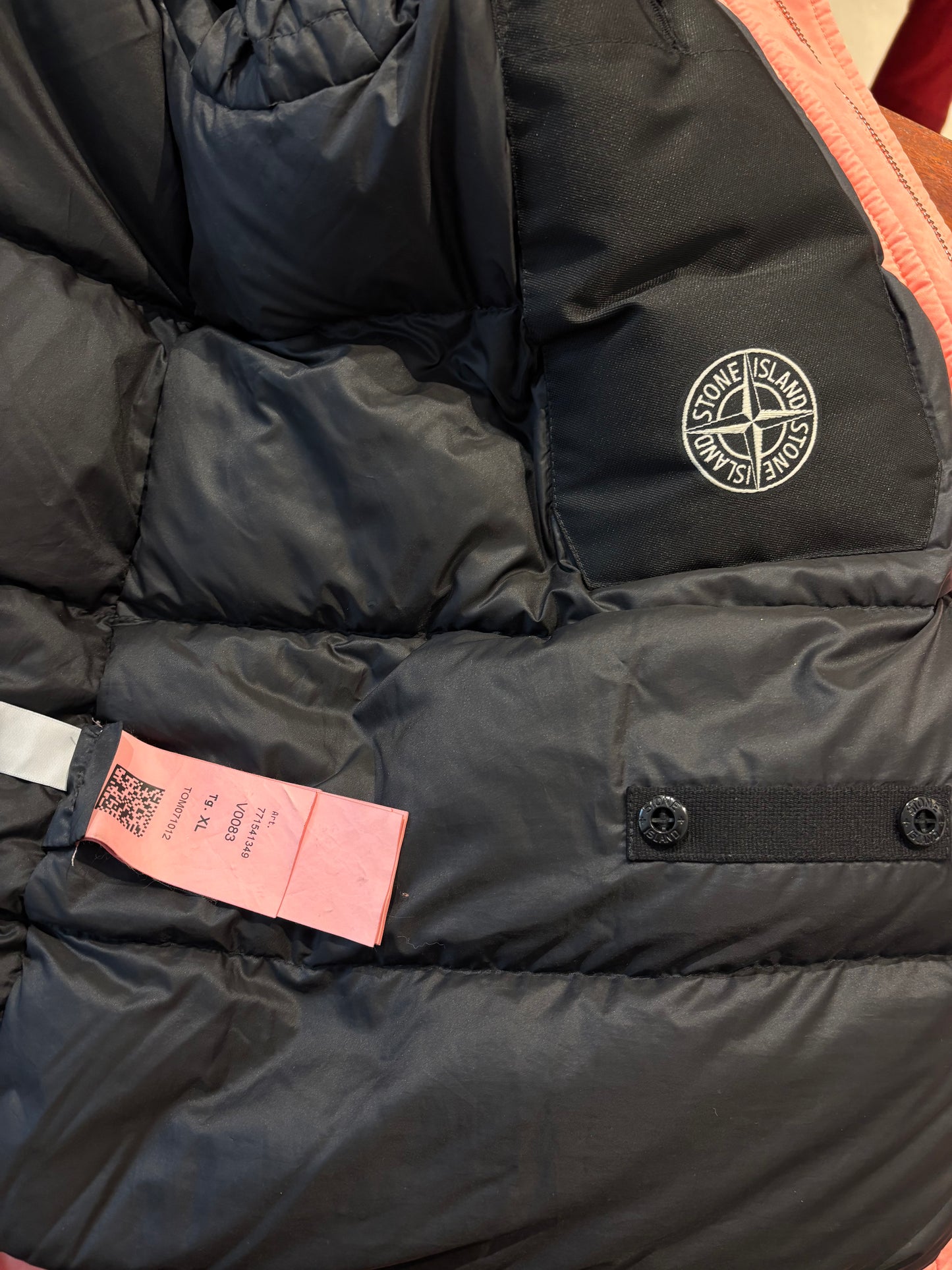 Stone Island David-tc Parka Down Jacket Peach XL