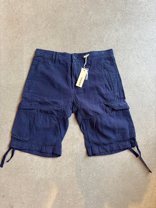 Diesel Navy Cotton Shorts 29