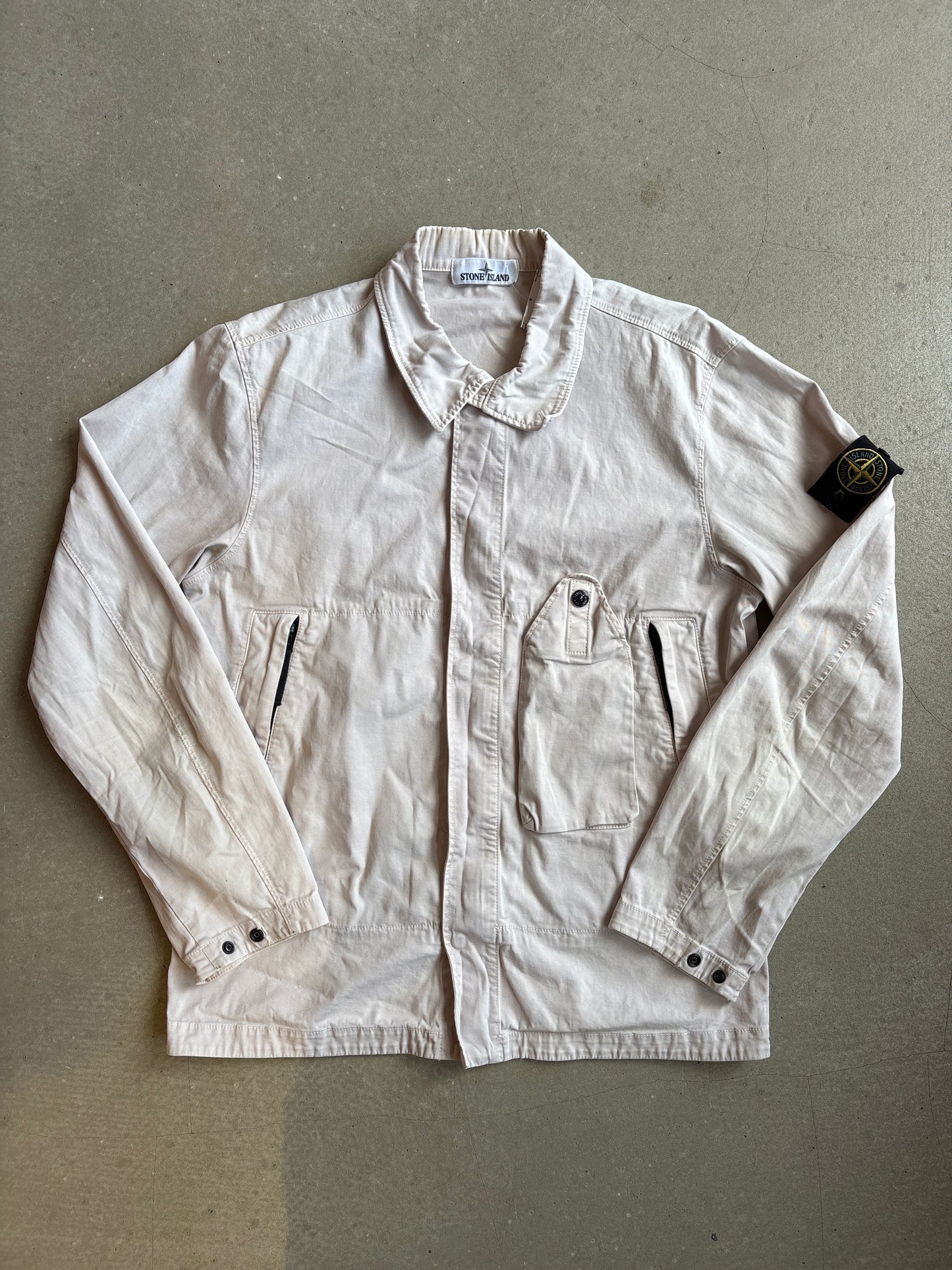 Stone Island Tactical Overshirt Creme Medium