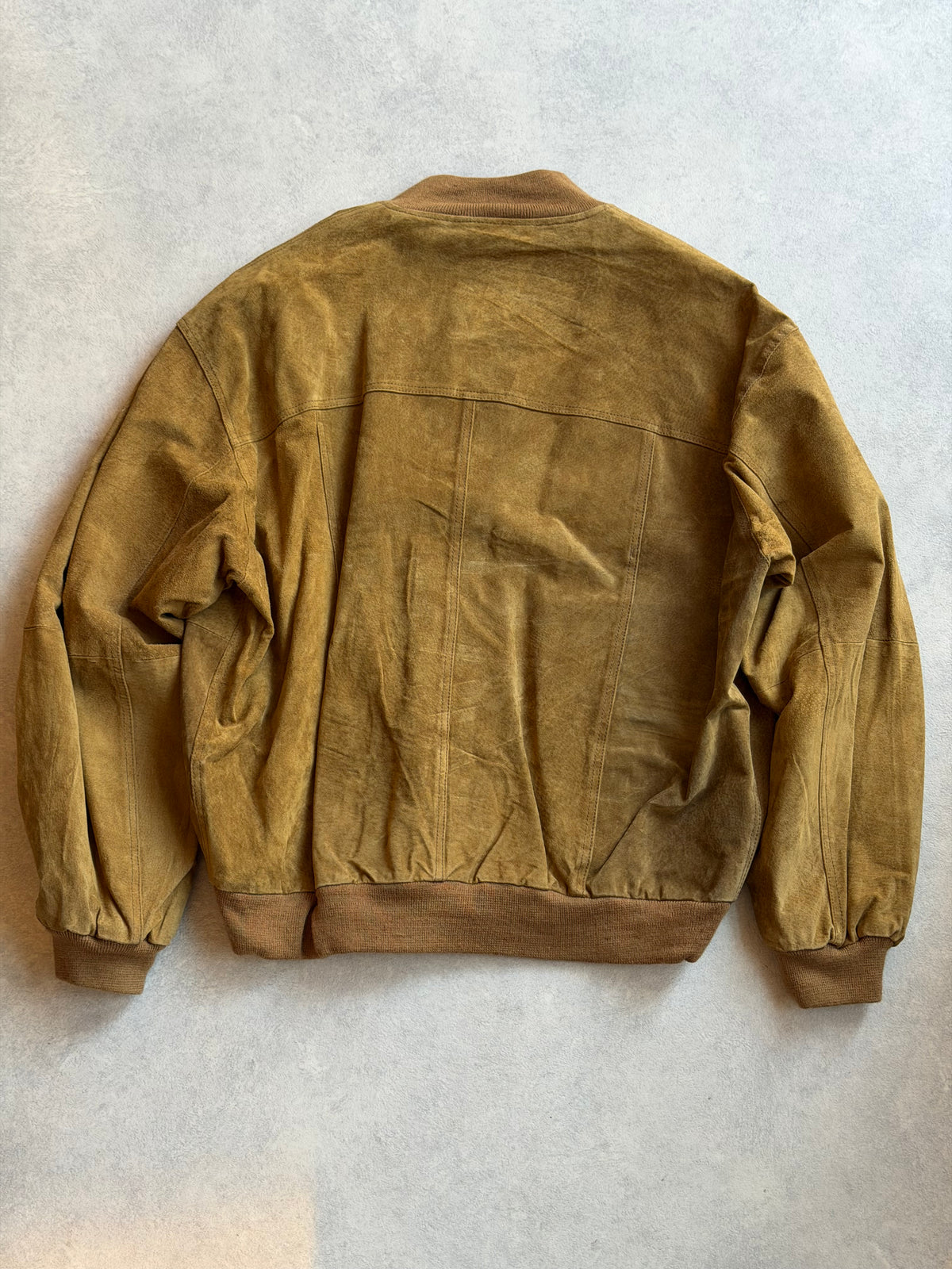 Oliver'S Suede Camel Color Jacket M
