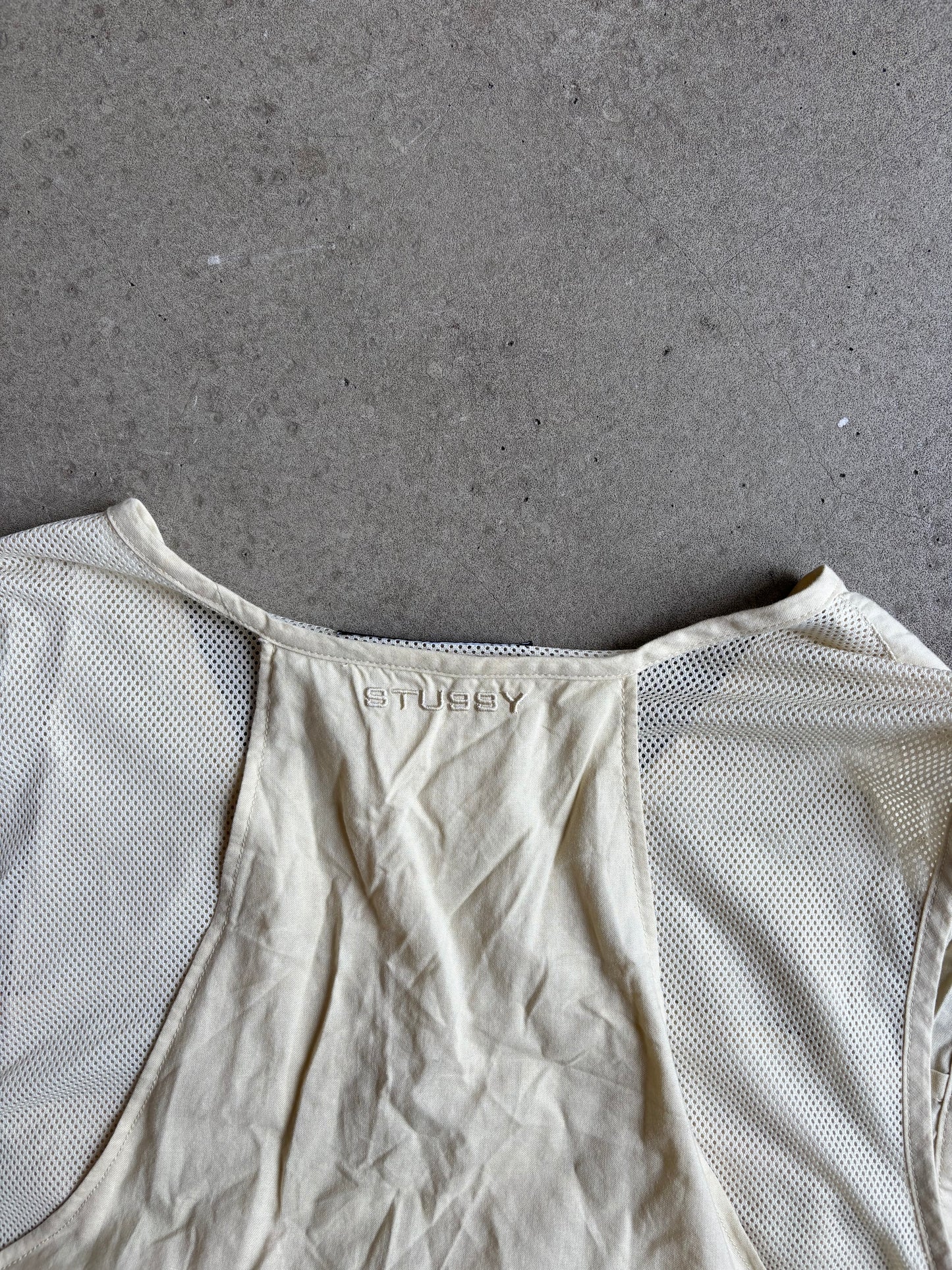 Stussy Design Corp Utility Vest White Large