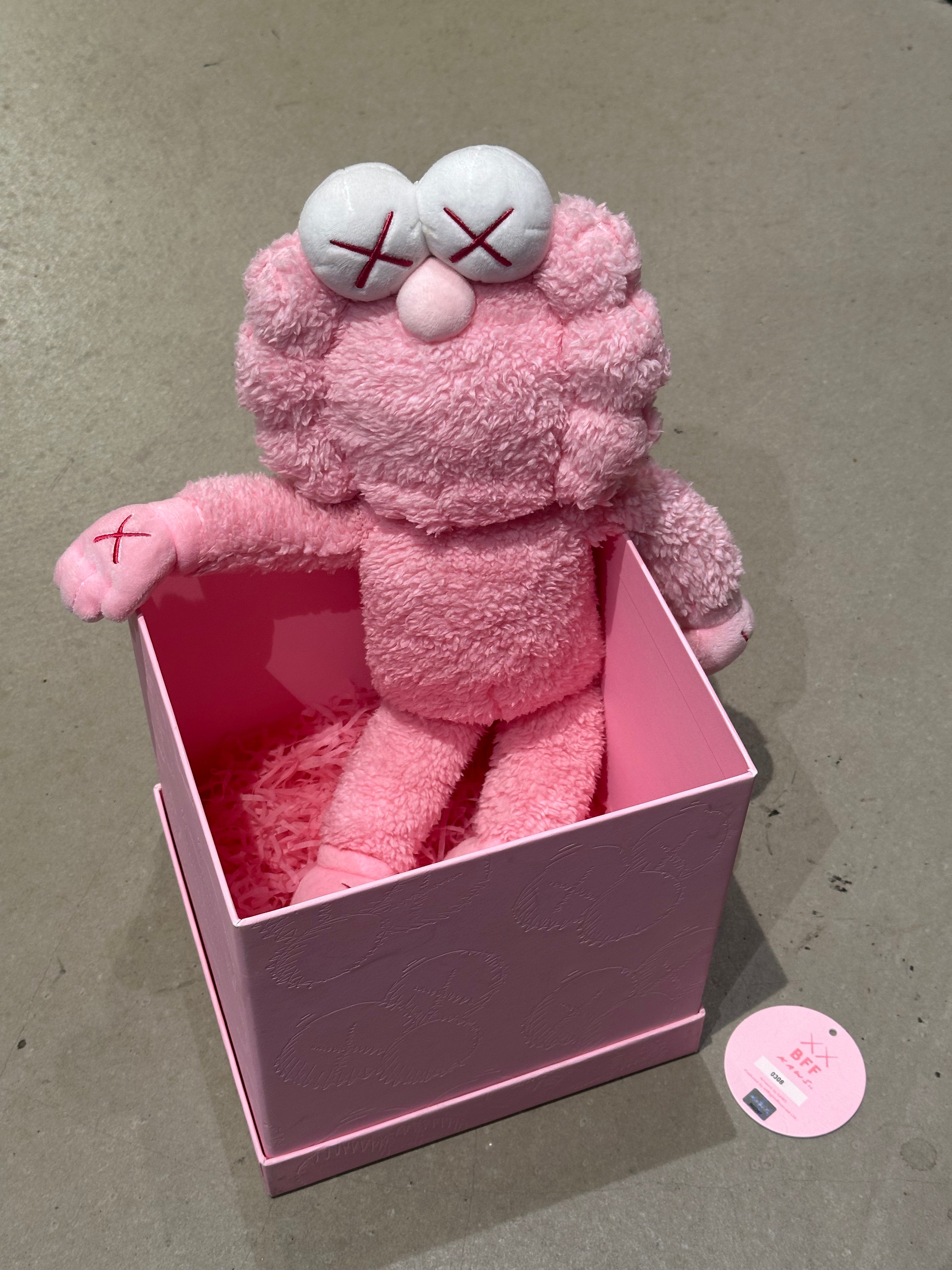 KAWS BFF Plush (Edition of 3000/0308) Pink