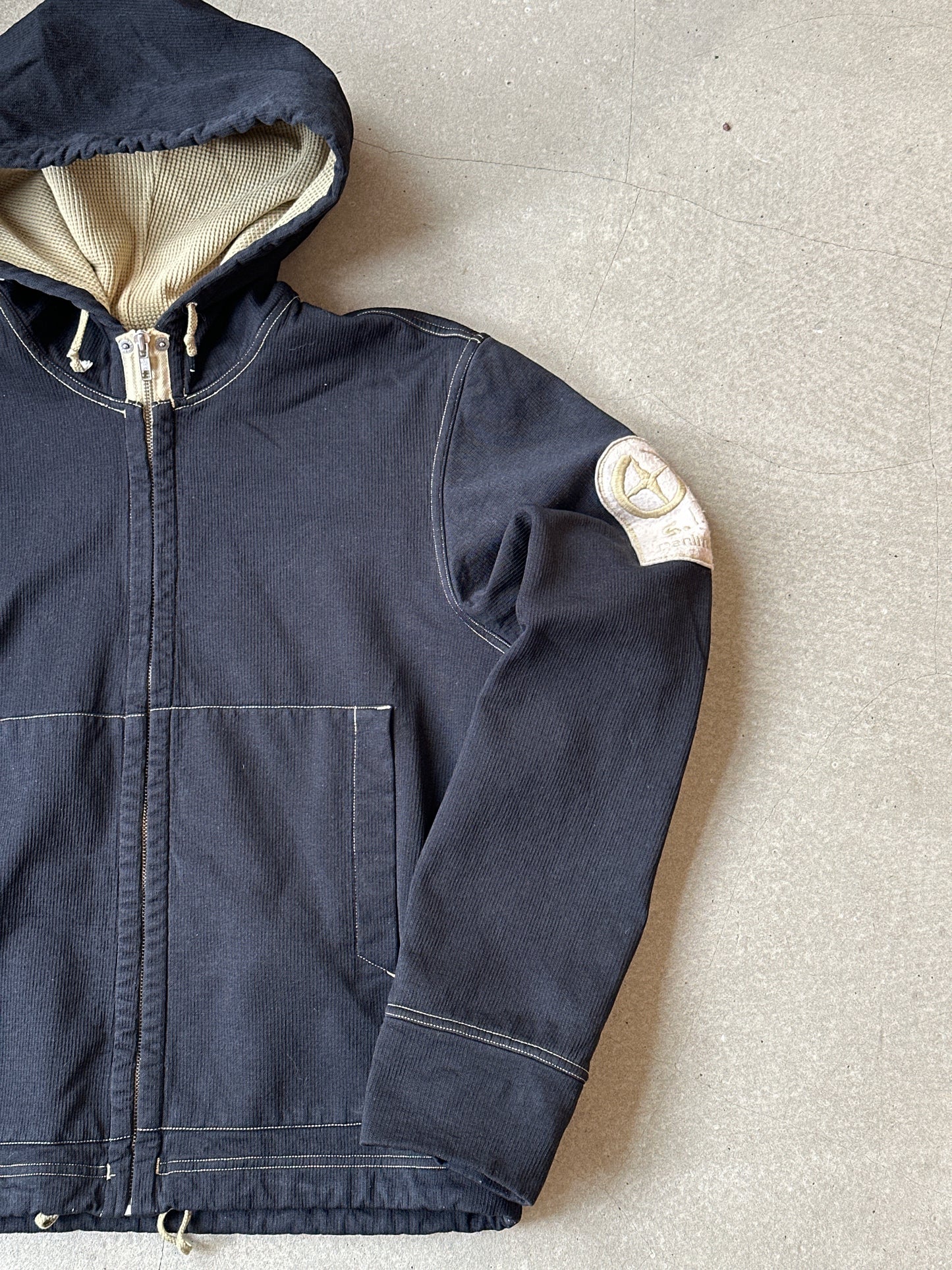 Stone Island Denim Jacket L Black Nylon