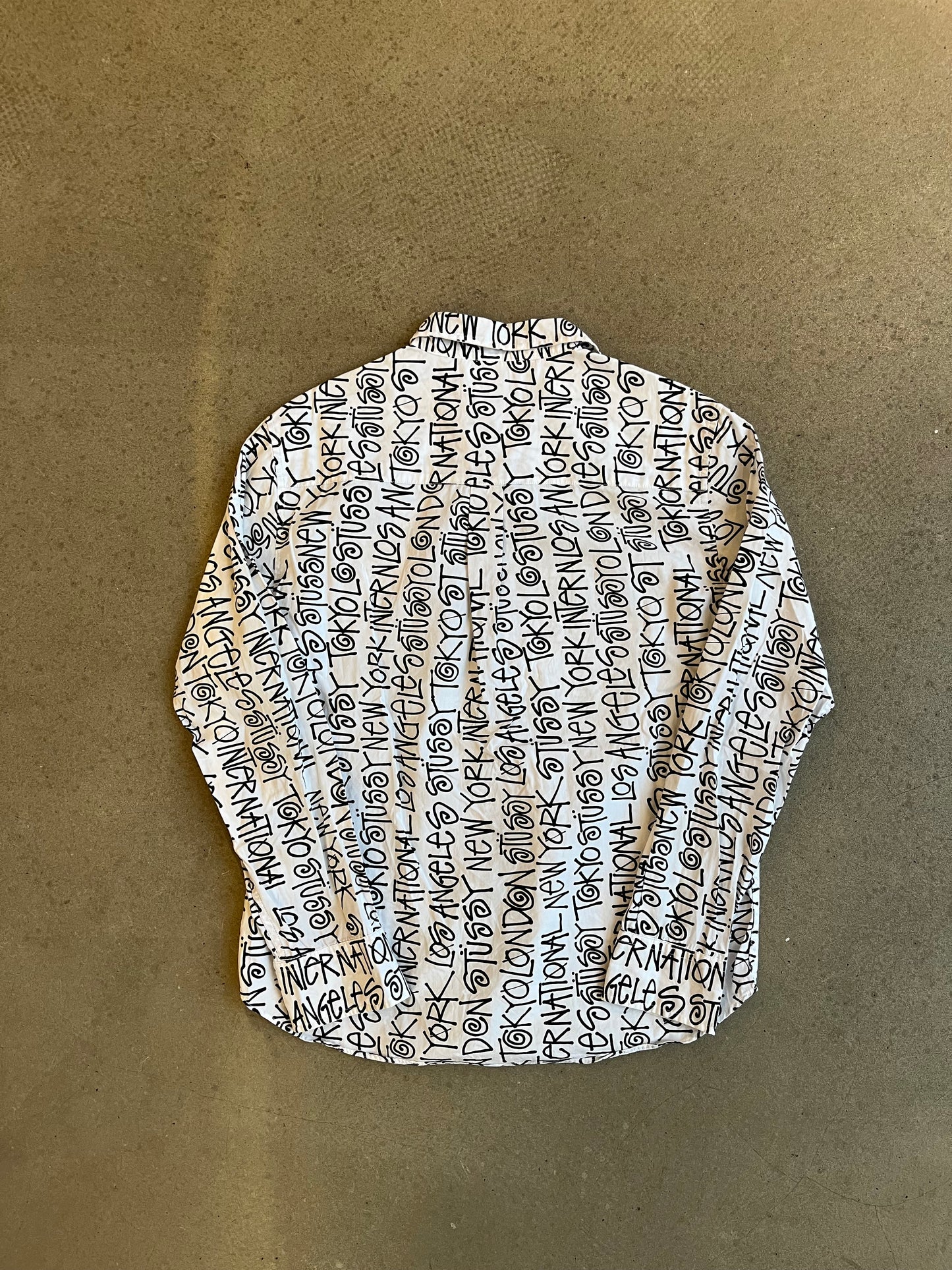 Stussy International AOP Button Up Shirt S