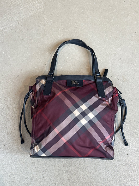 Burberry Buckleigh Tote Bag Burgundy