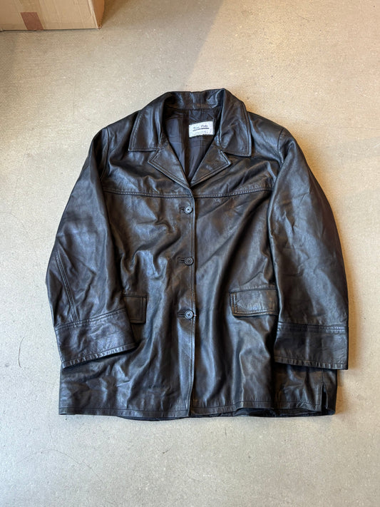 Vera Pelle Leather Jacket Black L