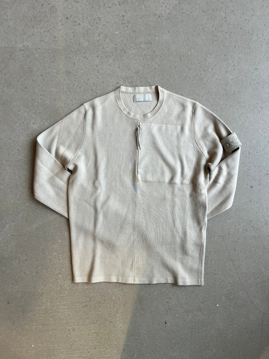 Stone Island Ghost Pocket Knit Small Beige