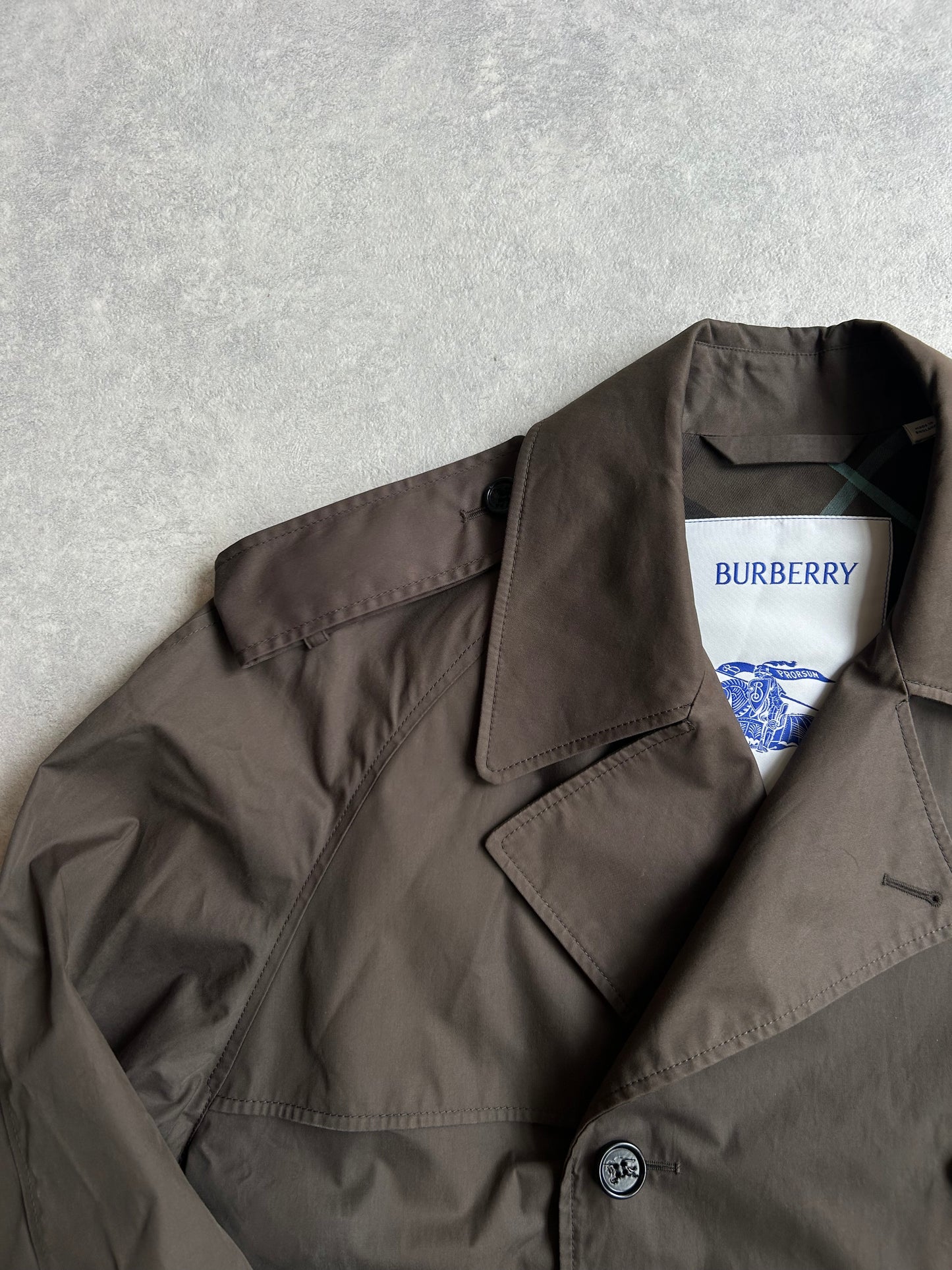 Burberry Chestwood Trench Coat Khaki S/M