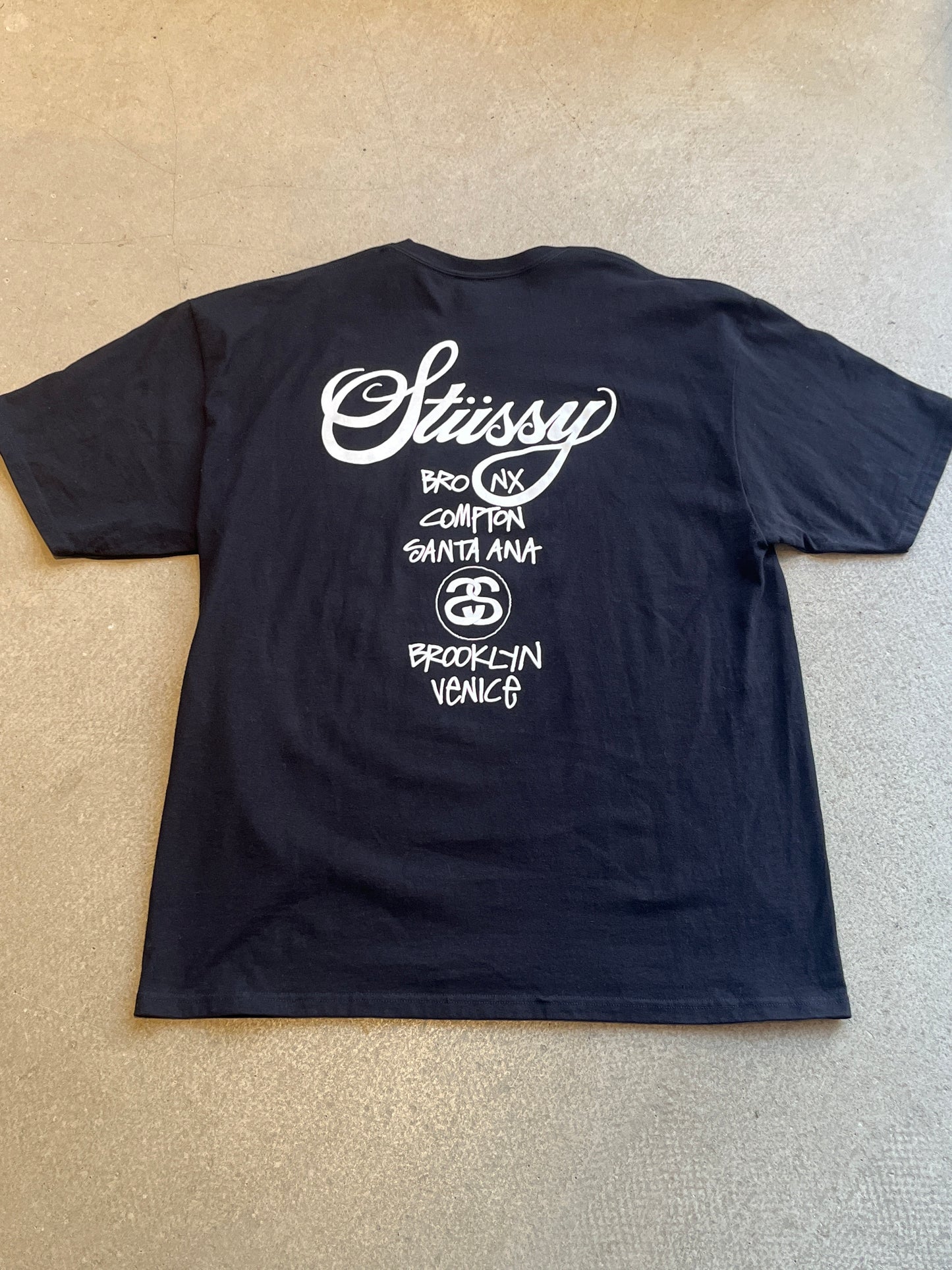 Stussy World Tour Tee Black XL