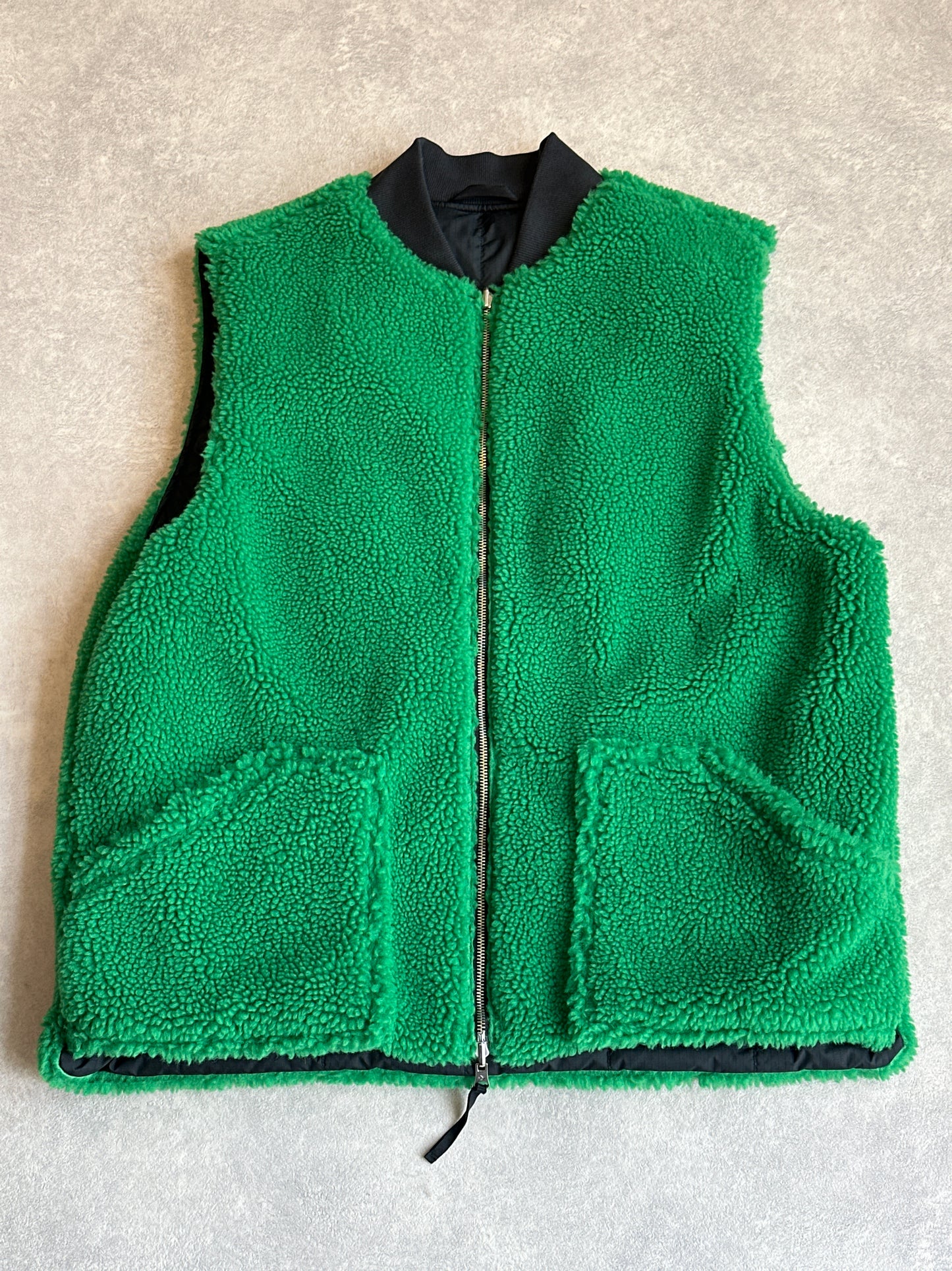Patta X Converse Bodywarmer Black/ Green Nylon Fleece Size XL