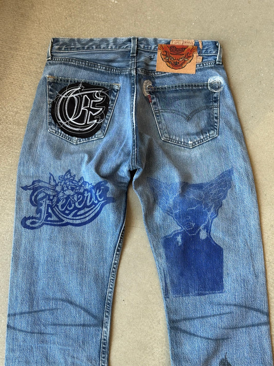 Atelier Reservé Reworked Rust Denim Jeans W36