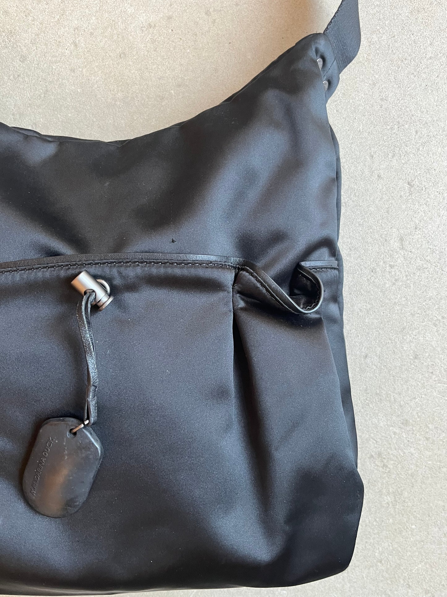 Mandarina Duck Nylon Cross-body Bag Black