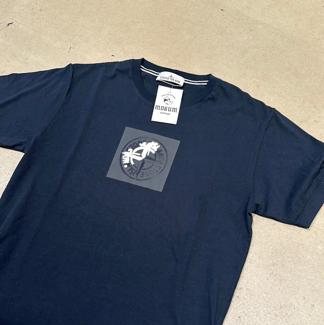 Stone Island Front Logo Tee Navy L