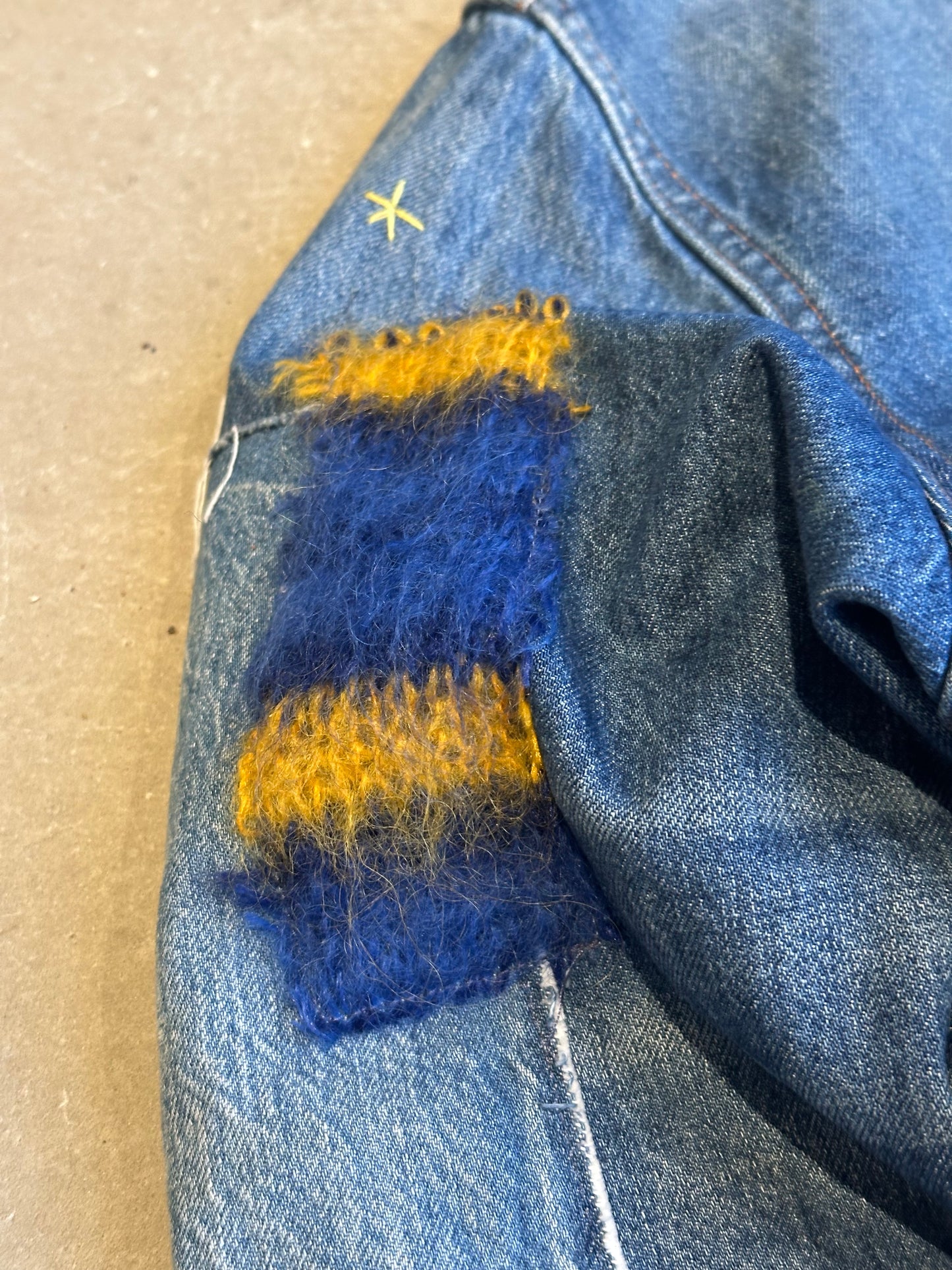 Marni Denim Mohair-patch Shirt Size 58 (XXXL)