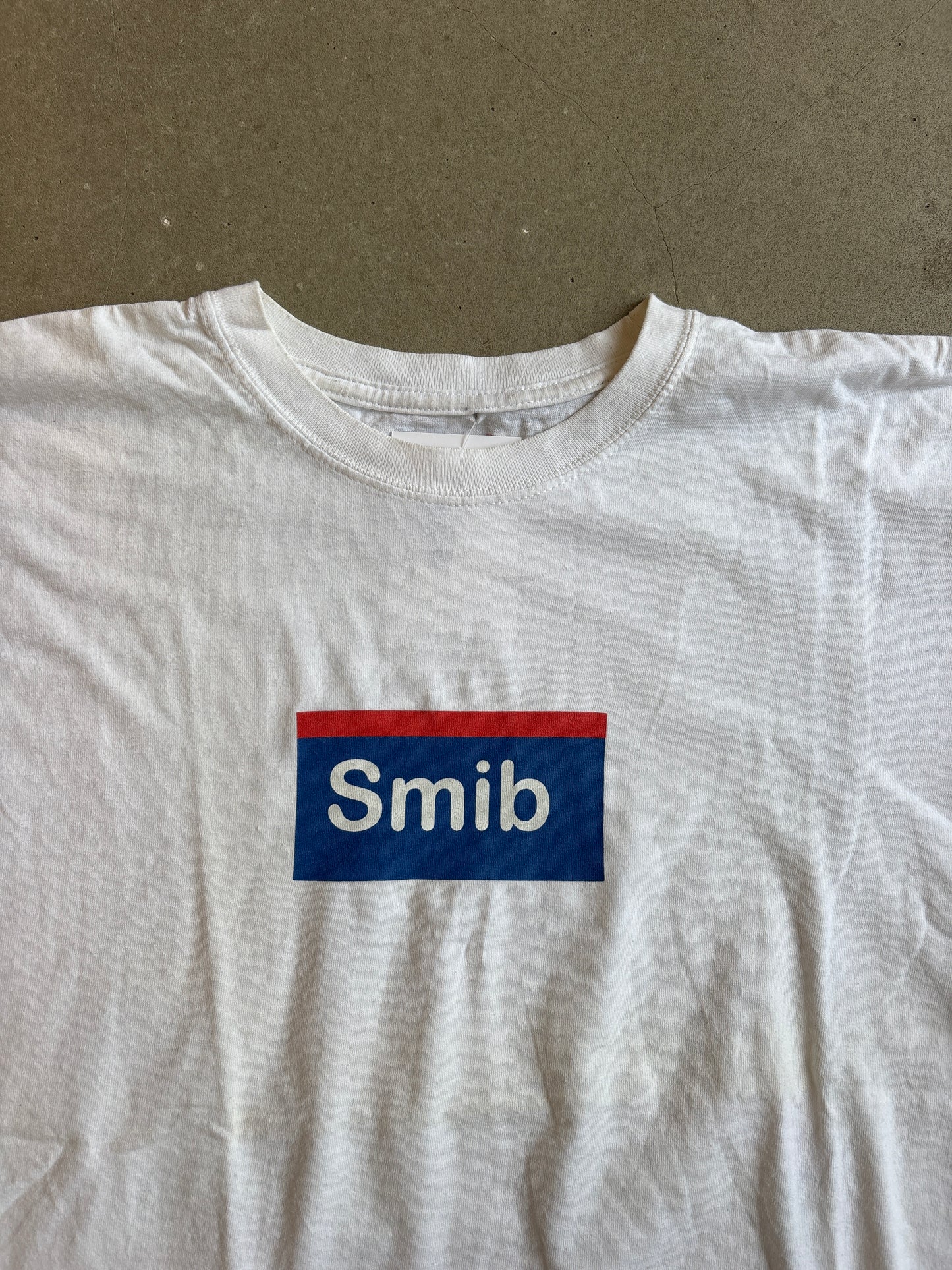 Smib Classic Logo Tee White L