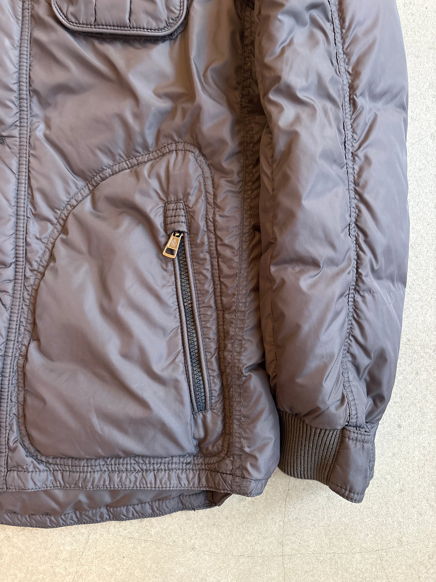 Moncler Padded Field Jacket Brown XL