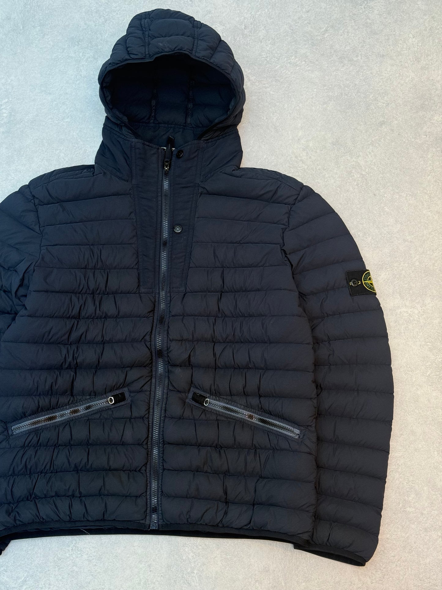 Stone Island Loom Woven Down Nylon-TC Jacket Navy L