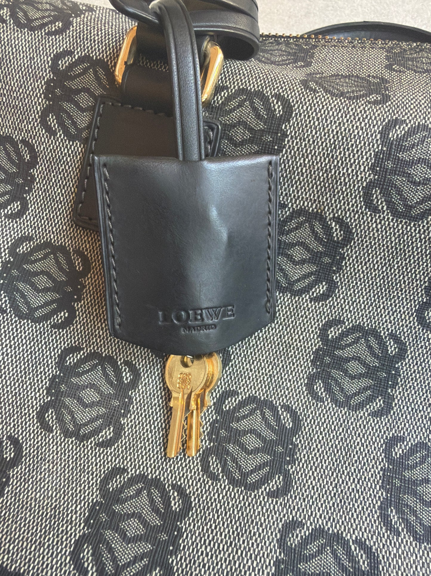 Loewe Anagram Boston Bag + The Wallet