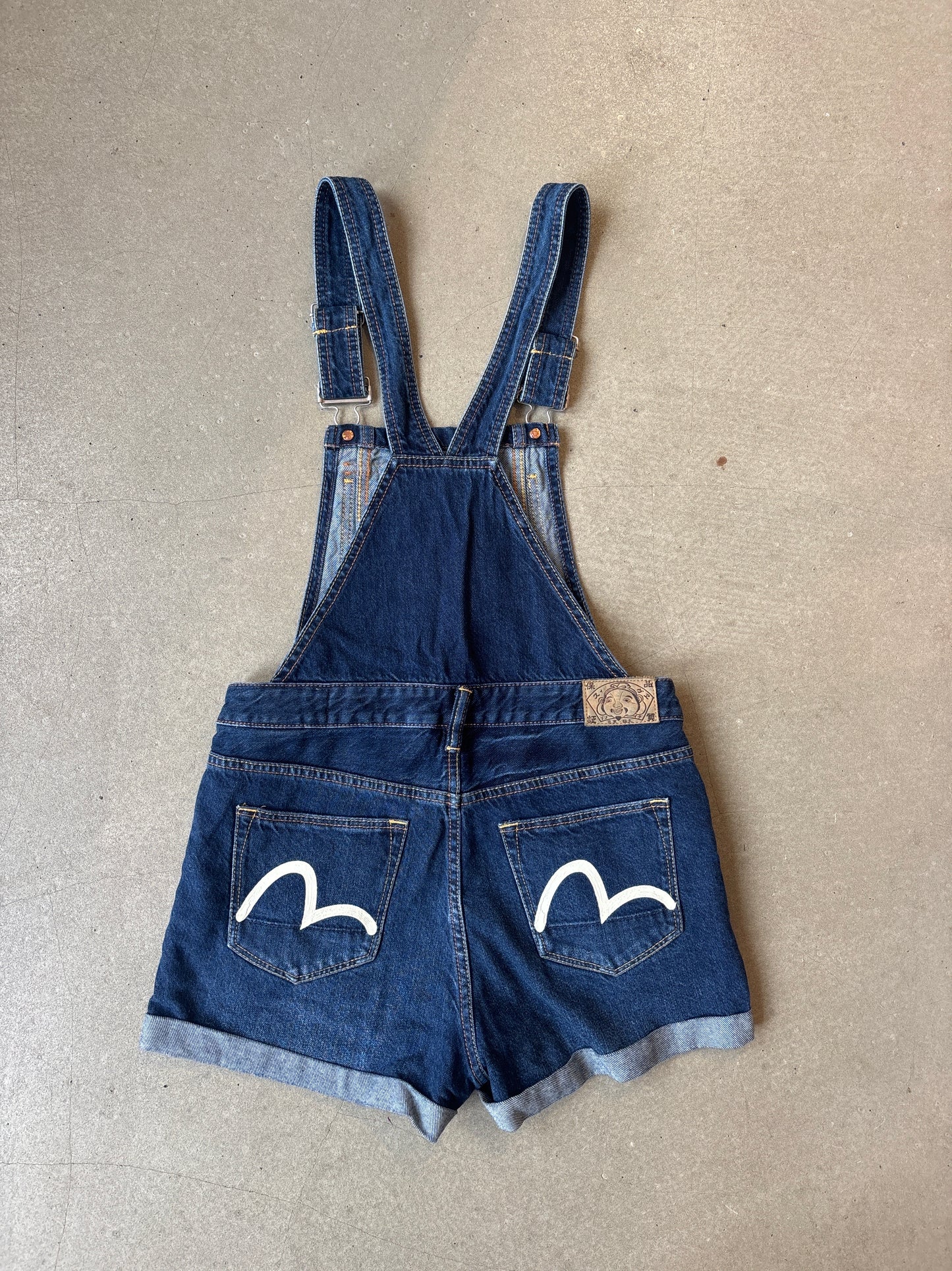 Evisu Denim Dungarees XS