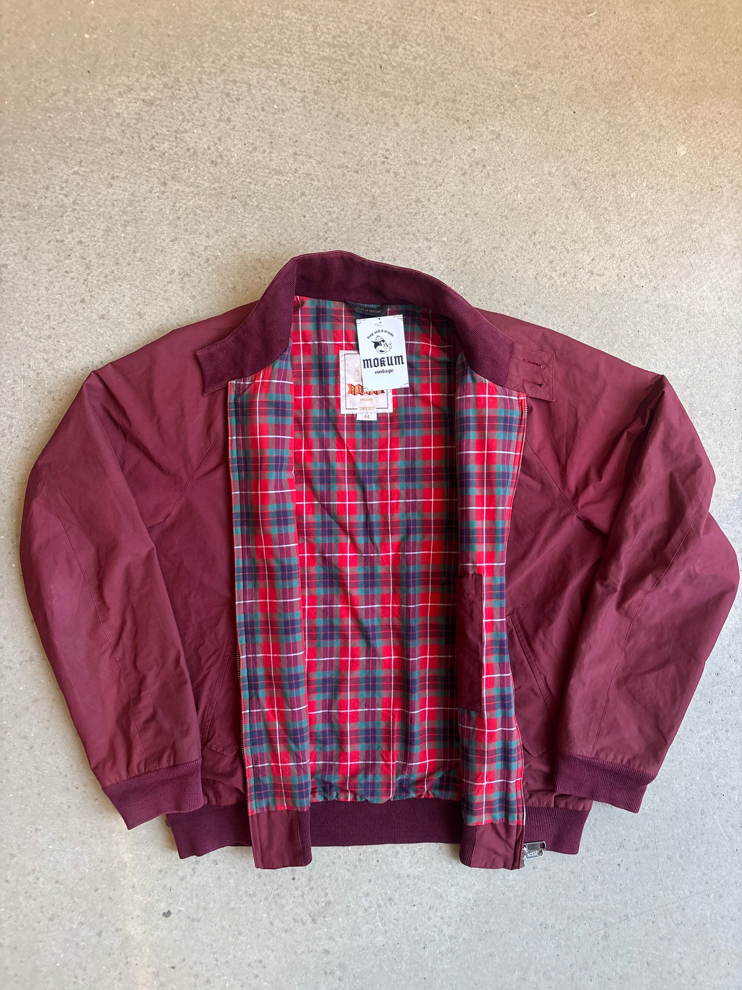 Baracuta G9 Harrington Jacket Red Size 44