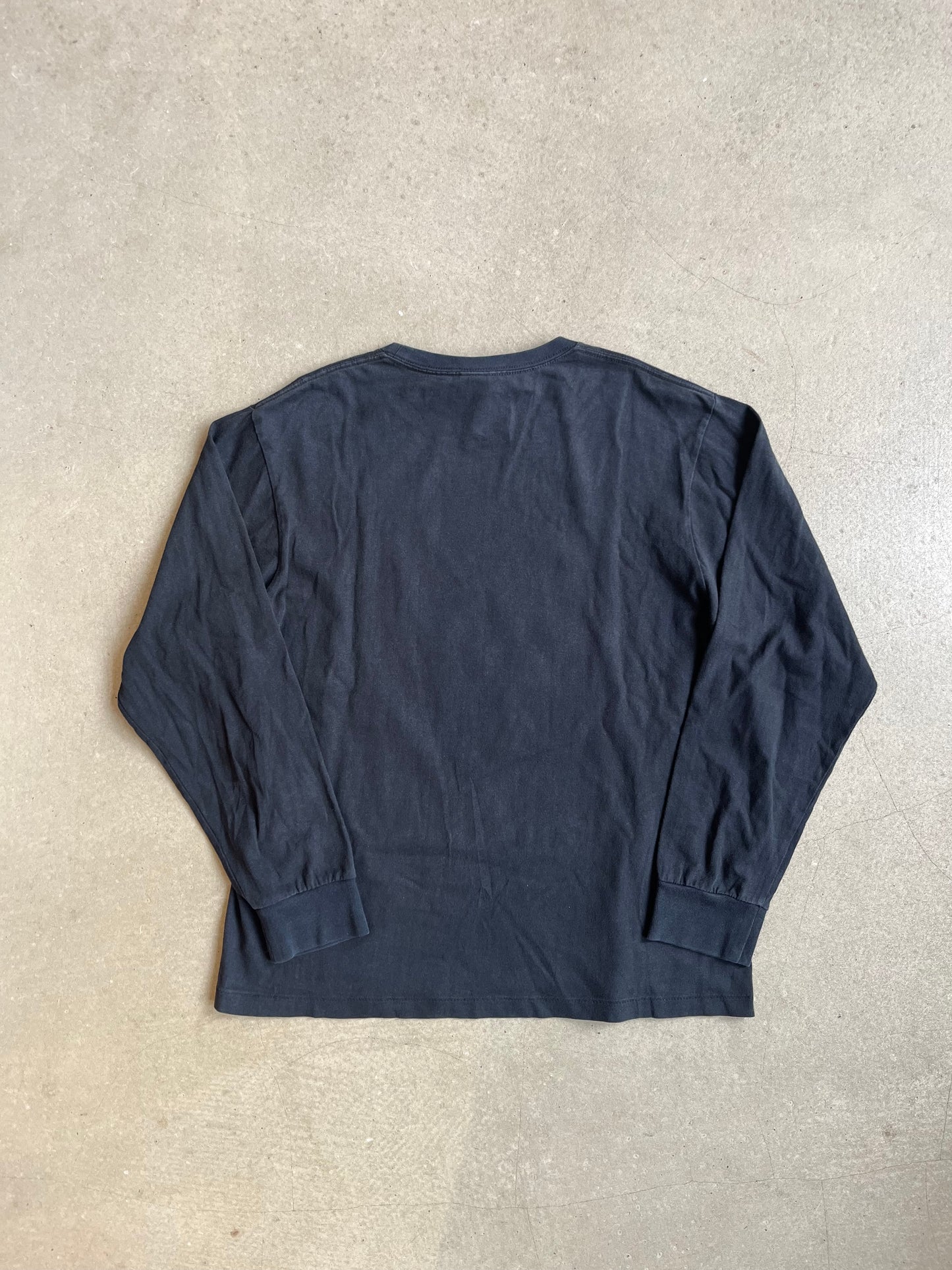 Bape Plaid Camo Longsleeve Tee Black L
