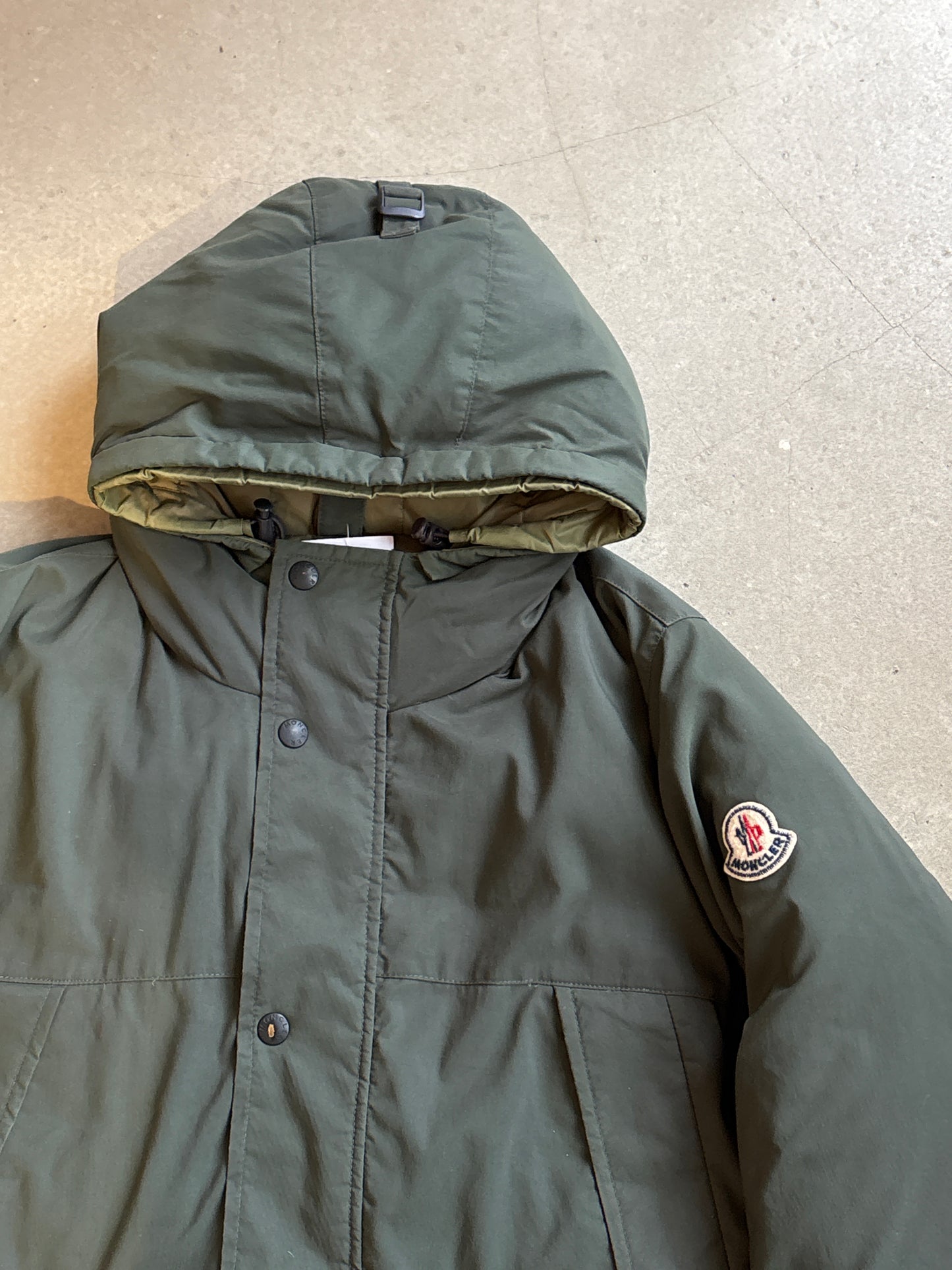 Moncler Down Jacket Green M