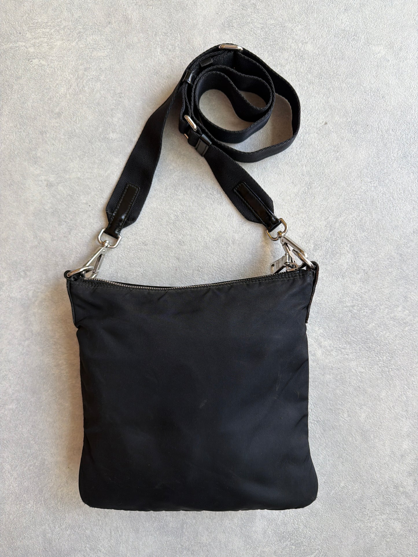 Prada Black Crossbody Nylon Tessuto Bag