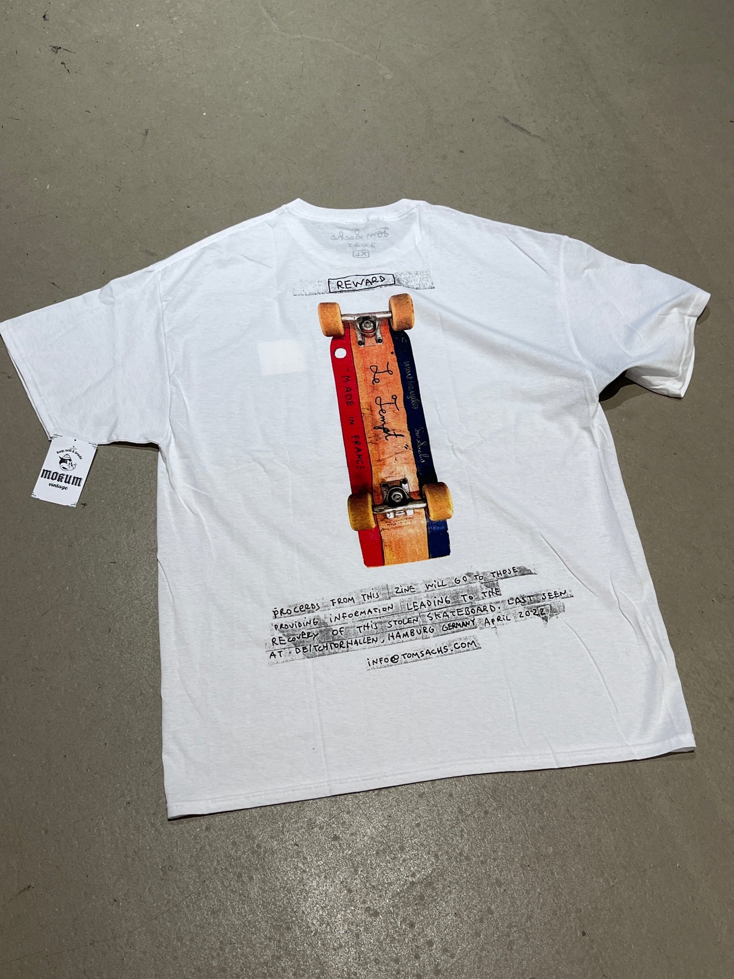 Tom Sachs Le Tempt Tee White XL