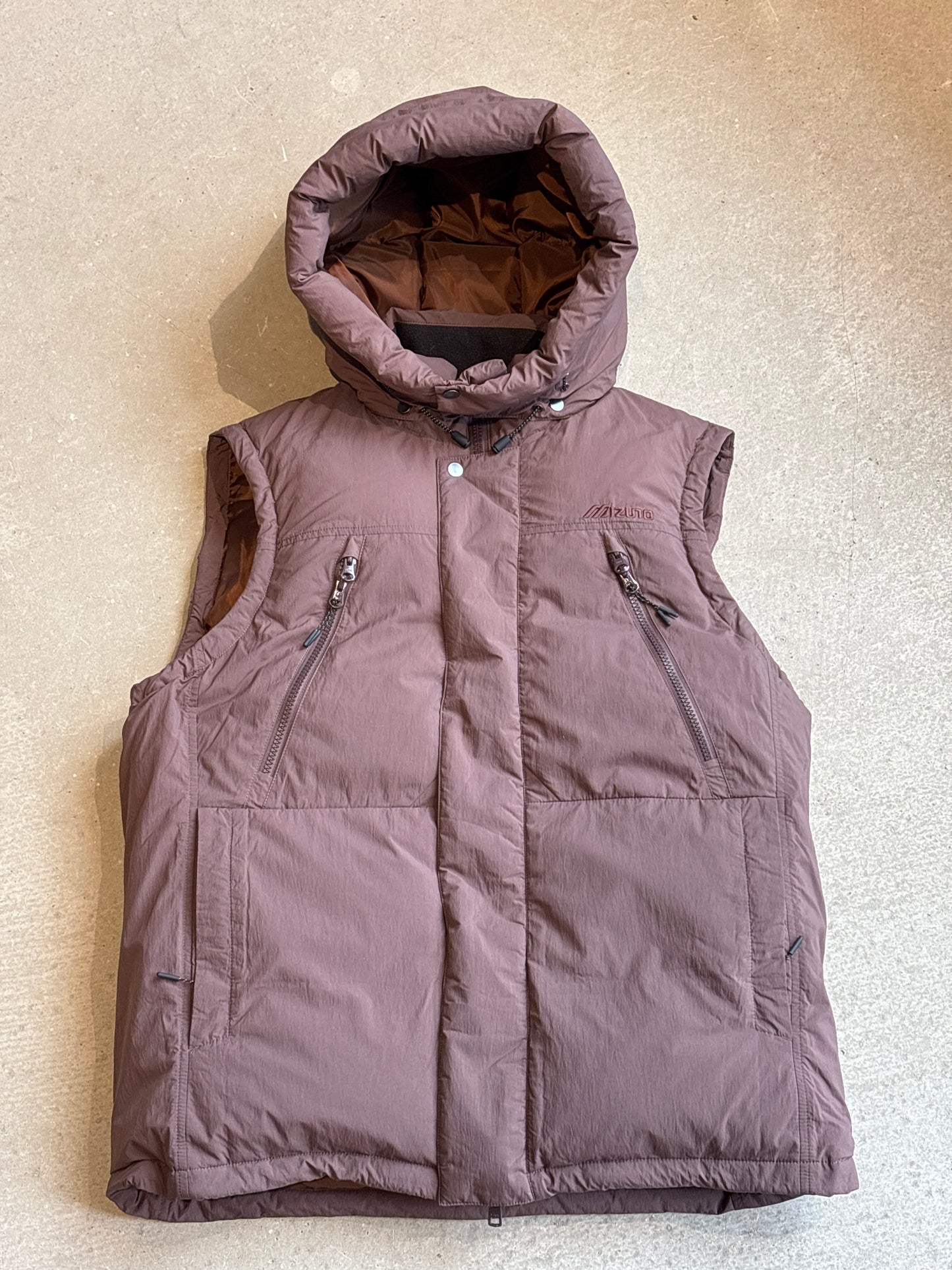 Mizuno Bodywarmer Brown Large