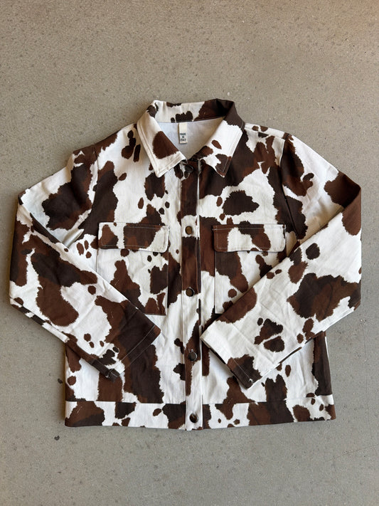 Cow Print Jacket M