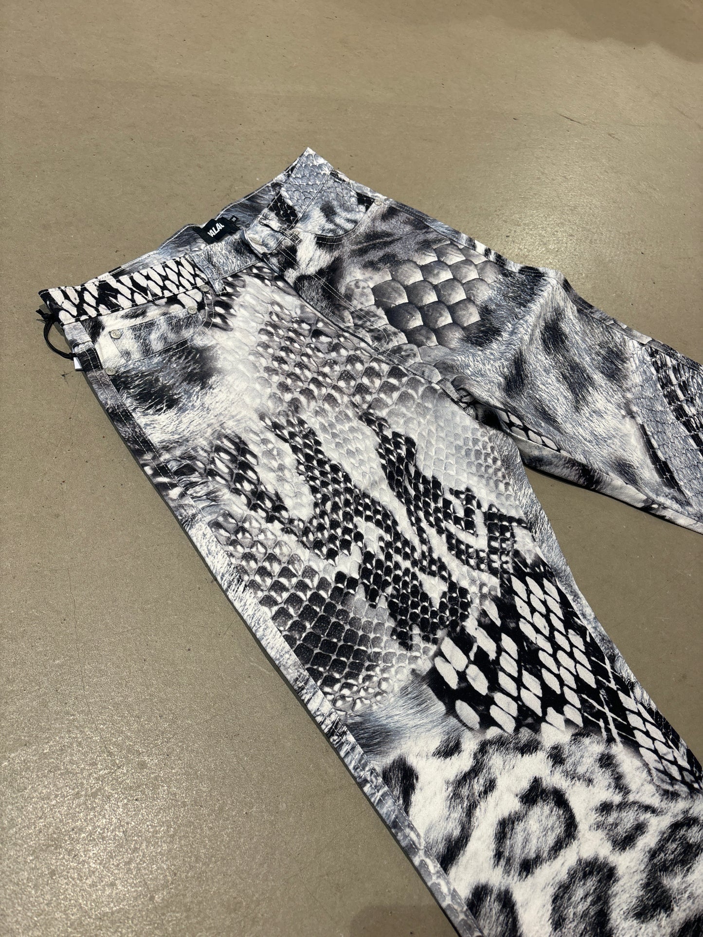 Palace Animal Print Jeans Grey 30