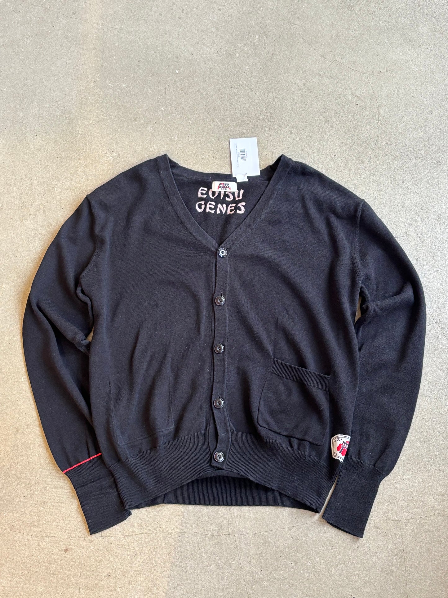Evisu Genes Backlogo Cardigan Black XL