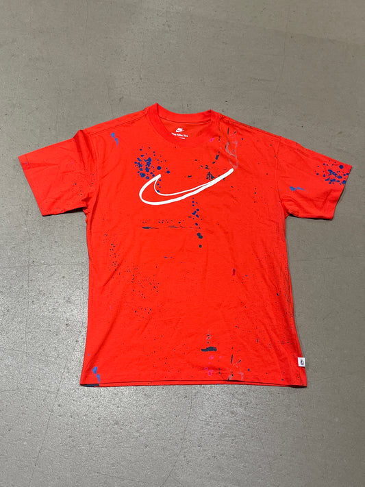 Nike x Futura Breaking Max90 Tee Red M