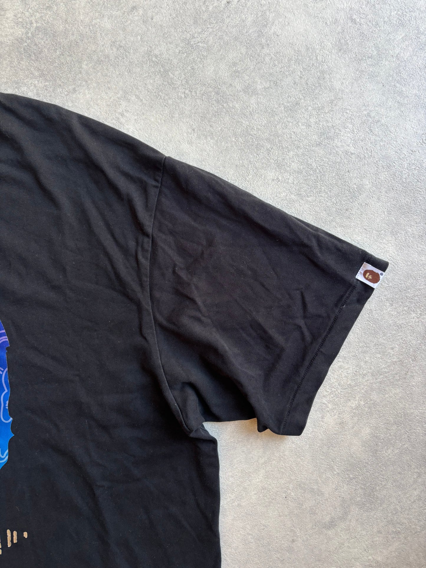 Bape Reflective Bapesta Purple Head Tee XL