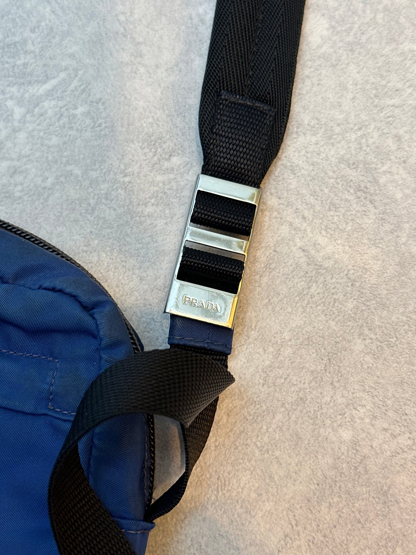 Prada Nylon Blue Crossbody Bag