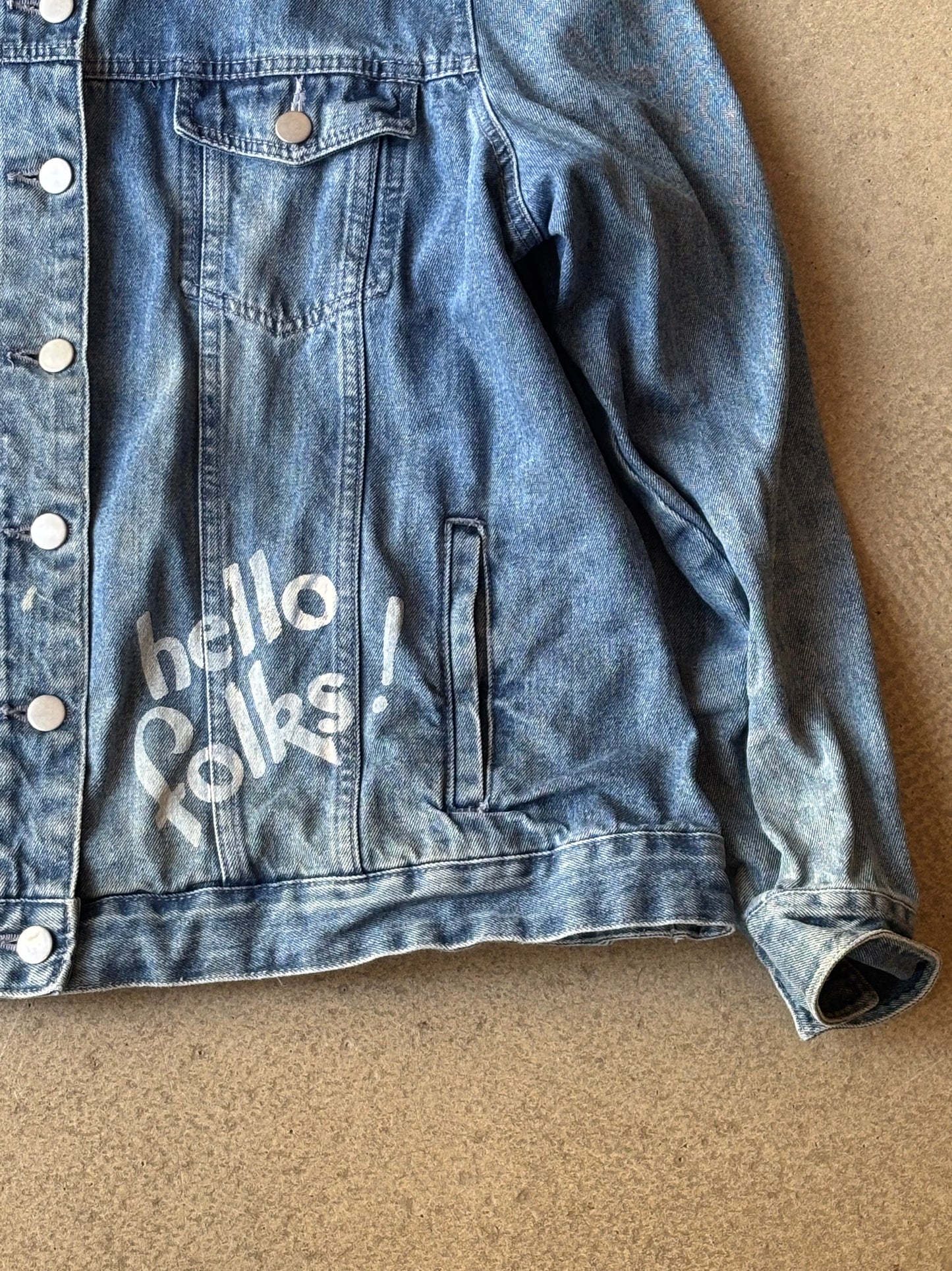 Disney Denim Jacket Mickey Mouse XL