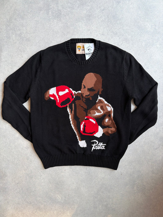 Patta Boxing Knitt Black Medium