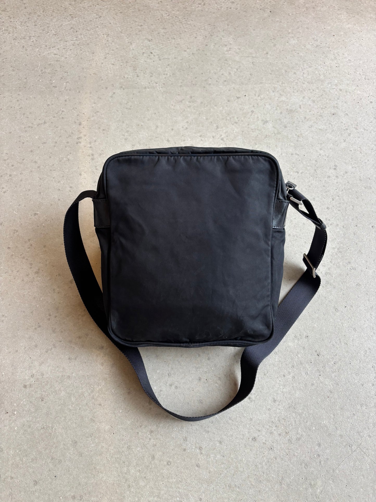 Prada Nylon Shoulder Bag Black