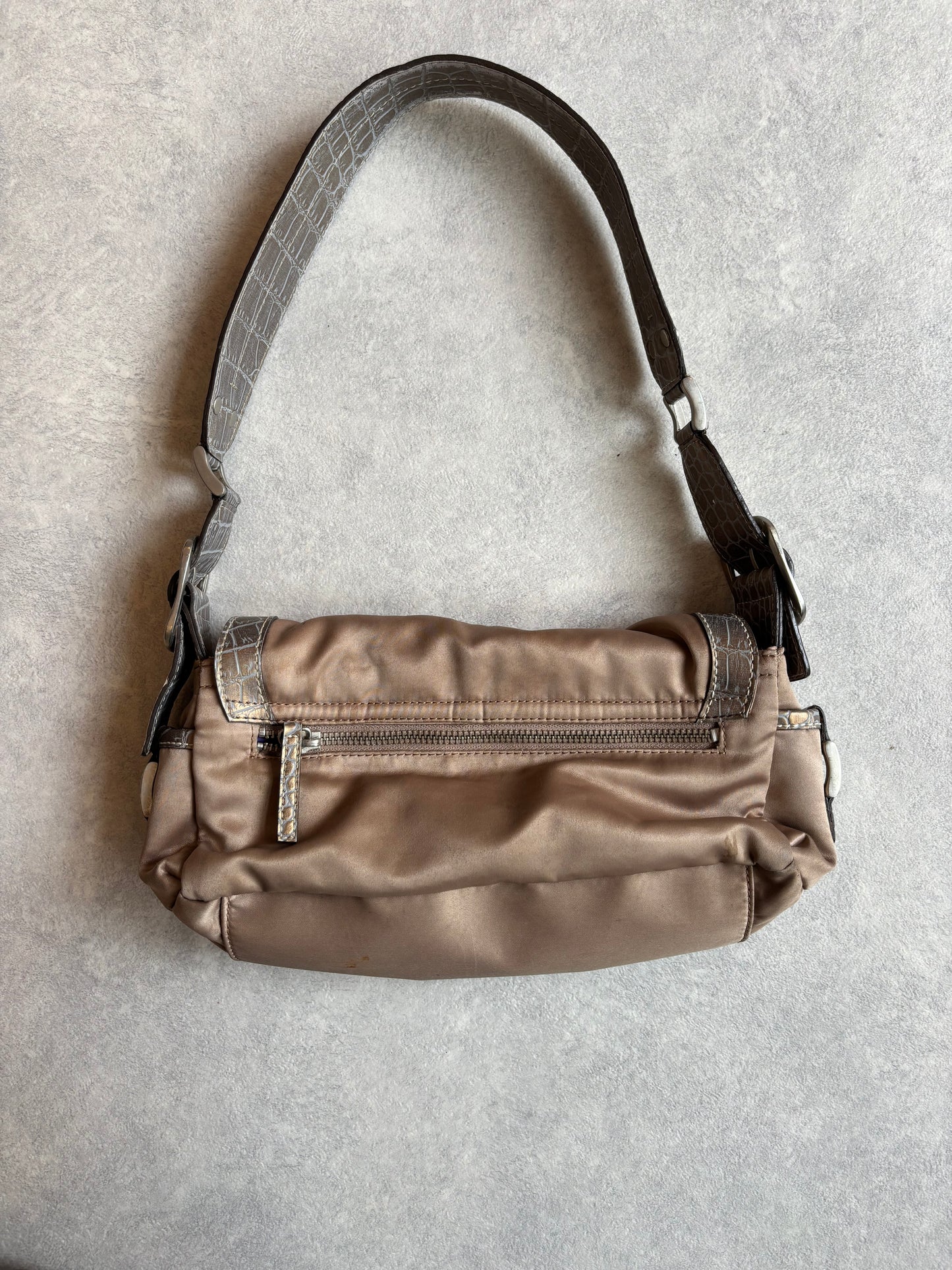 Guess G Buckle Bag Faux Croc