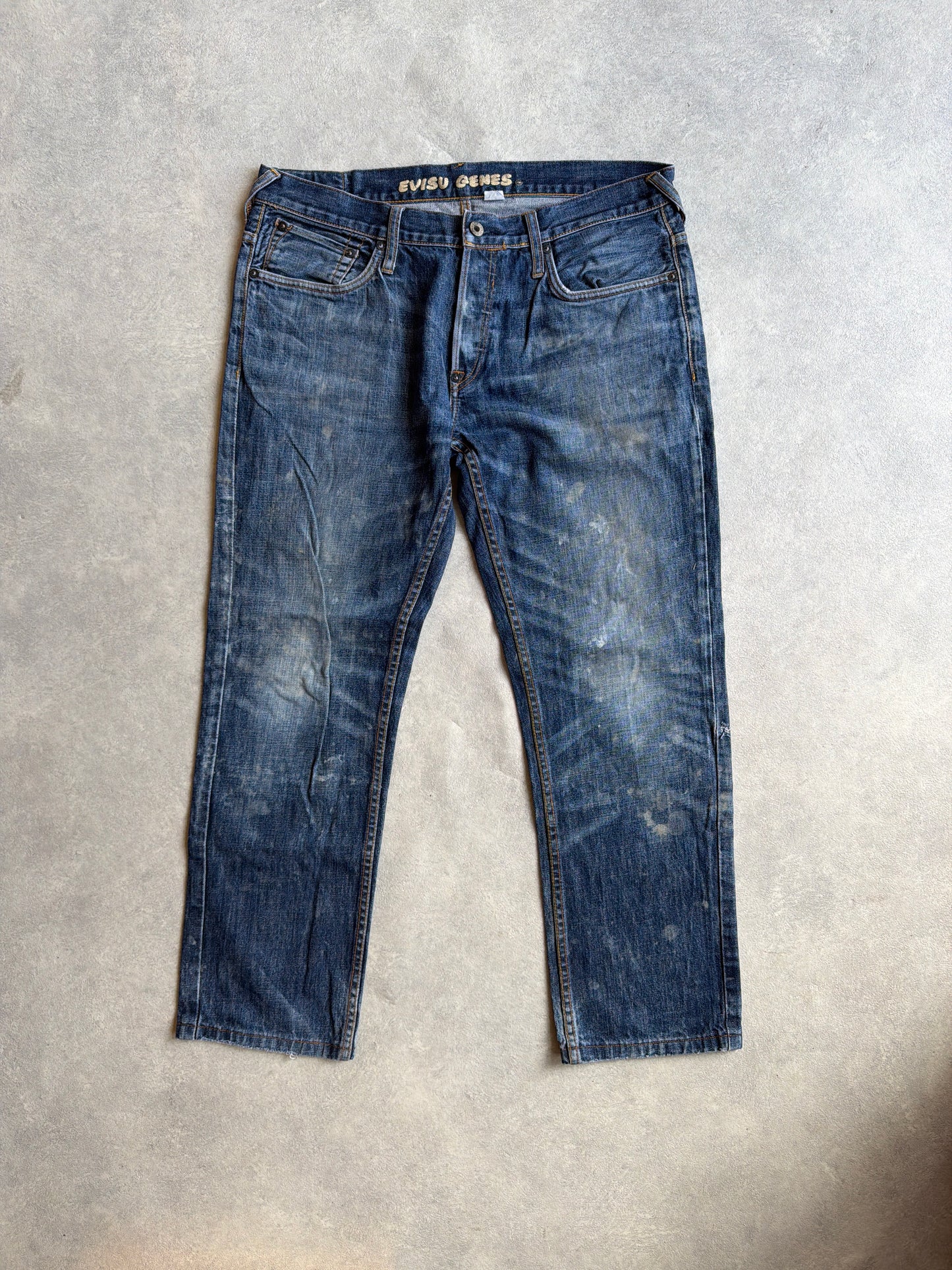 Evisu Faded Jeans Size Large