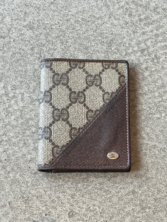 Vintage Gucci Brown Interior GG Card Case
