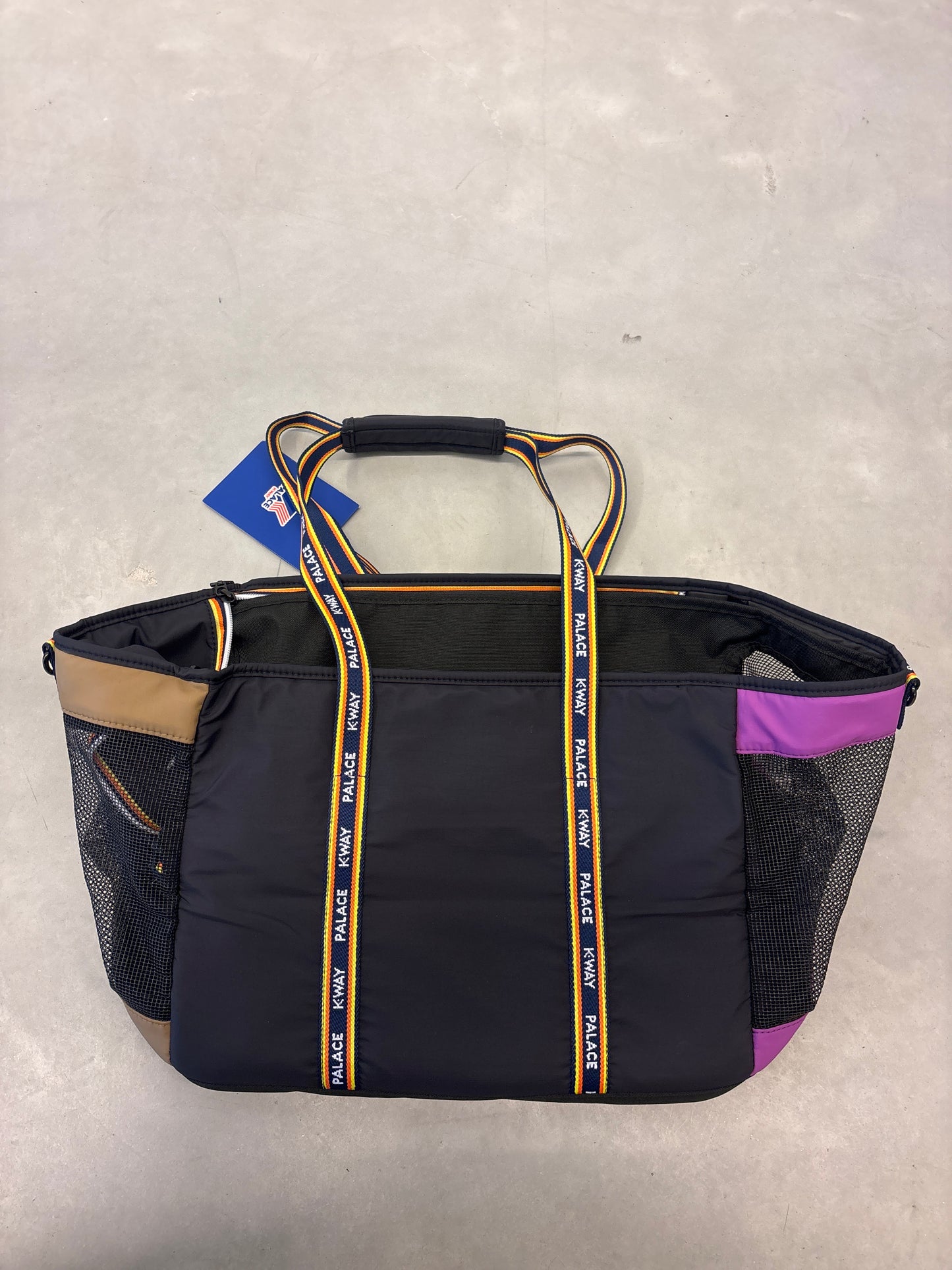 Palace x K-Way Pet Bag 'Multicolor/Purple/Orange'