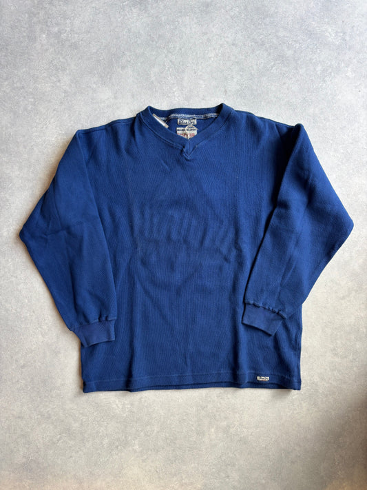 Blue One Washed Sweater Navy Blue L