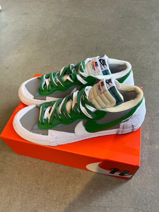 Nike Blazer Low Sacai Grey Green EU 46