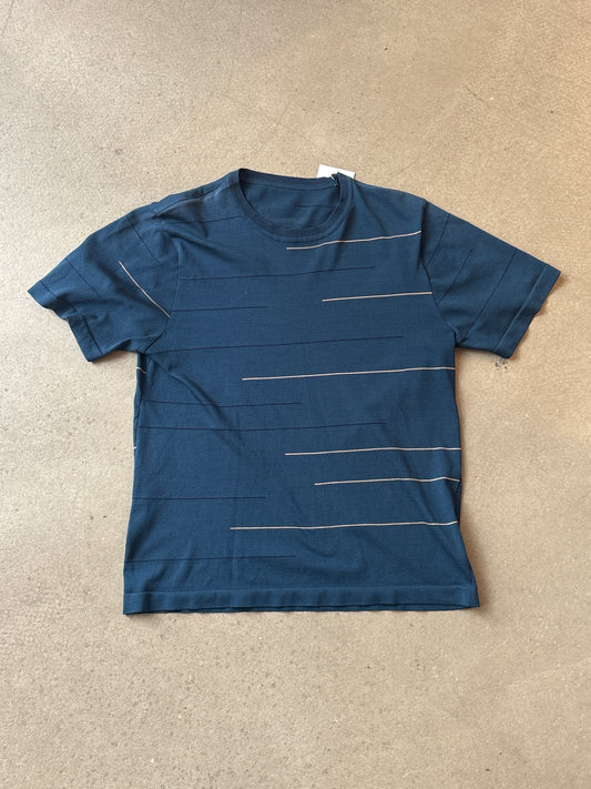 Vintage Lightweight Stripe Tee Blue