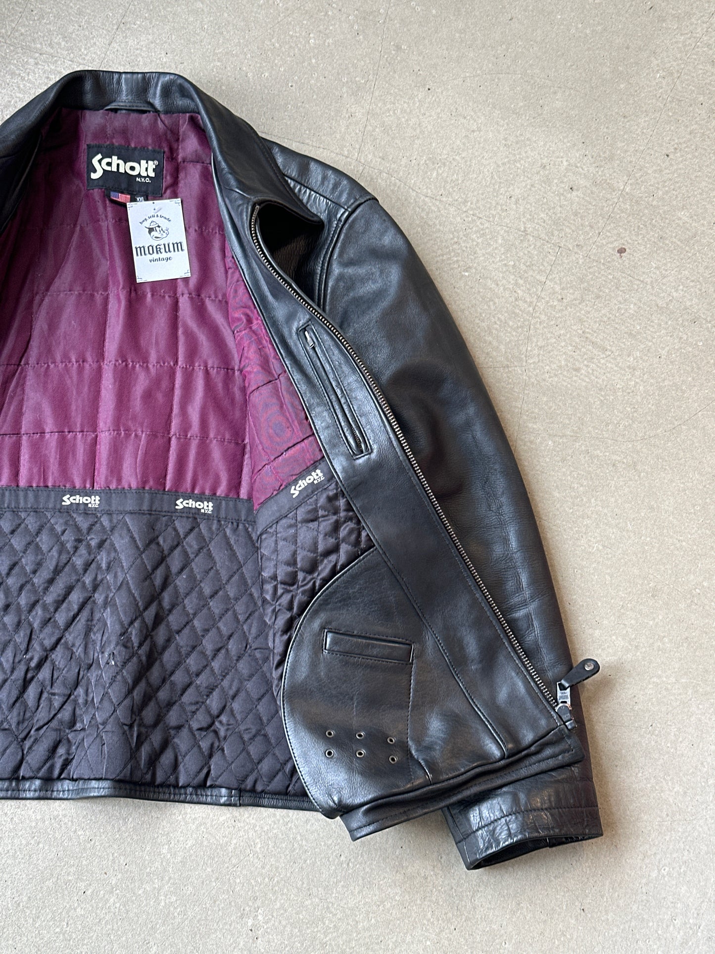 Schott Leather Jackets Black XXL