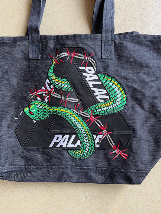 Palace Denim Snake Tote