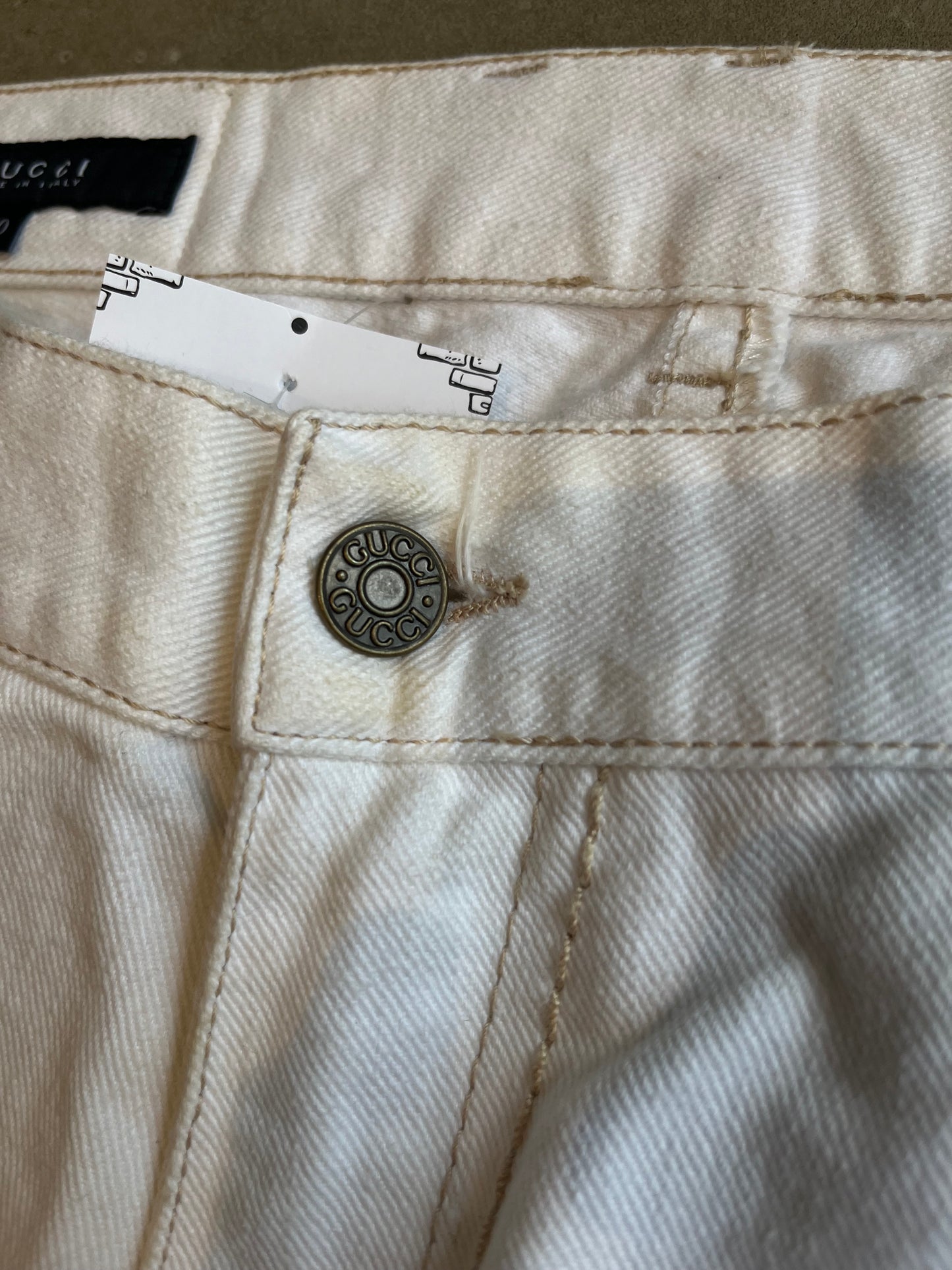 Gucci Jeans Anchor White 50